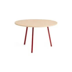 Hay Loop Stand Round Table -Skandium Sale Store 120 oak red