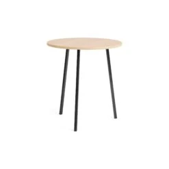 Hay Loop Stand Round Table -Skandium Sale Store 90 oak black
