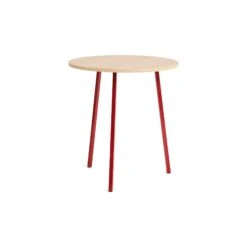 Hay Loop Stand Round Table -Skandium Sale Store 90 oak red