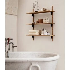 Ferm LIVING Sector Shelf - Triple - Wide -Skandium Sale Store a253dbca87d9d9660e83cb13278c795c