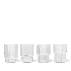 Ferm LIVING Ripple Glasses - Set Of 4