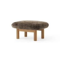 Brasilia Ottoman - Sheepskin